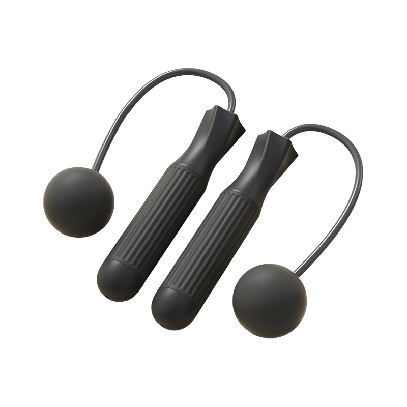 মেয়েদের জন্য TS-106 ওজনযুক্ত রাবার হ্যান্ডেল স্কিপিং দড়ি